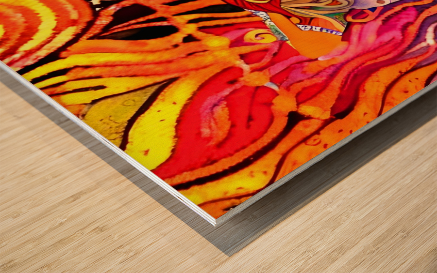 Mermaid Dream Wood print