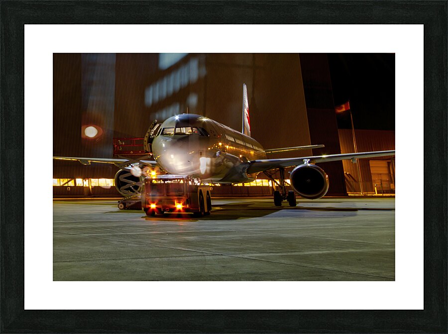 A Midnight Inspection  Picture Frame print
