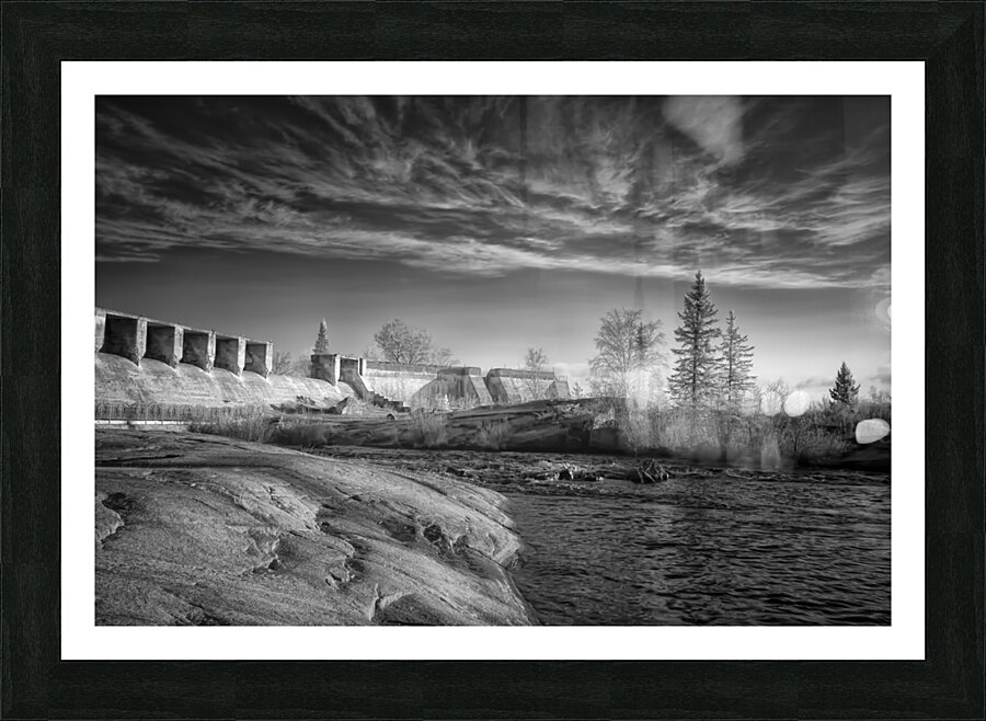Timeless Reservoir: Shades of Pinawa Picture Frame print