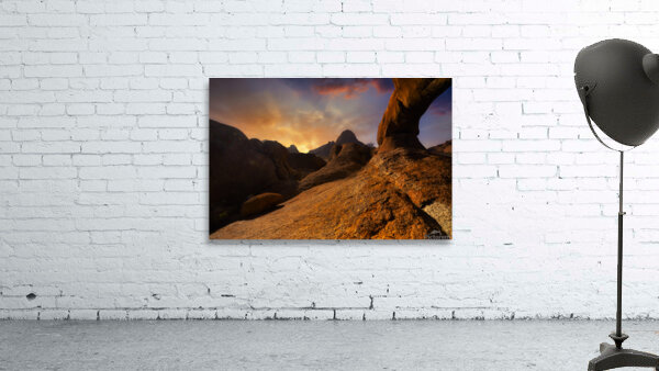 fiery Farewell at Spitzkoppe Wall Preview