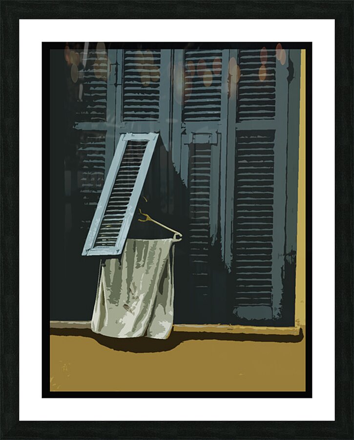 Paris ragpainttight Picture Frame print