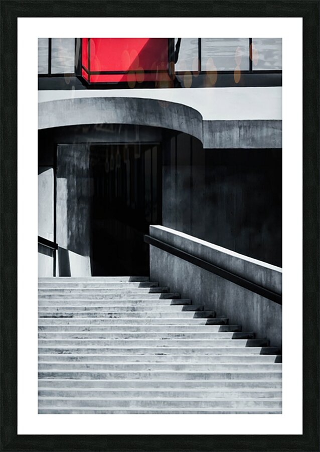 BlueCrossBuilding Picture Frame print