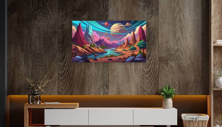 Alien Landscape: Celestial Exploration by ArtoVenture