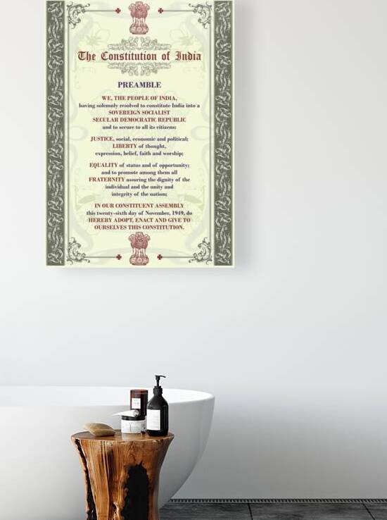 Preamble of the Indian Constitution by ArtoVenture