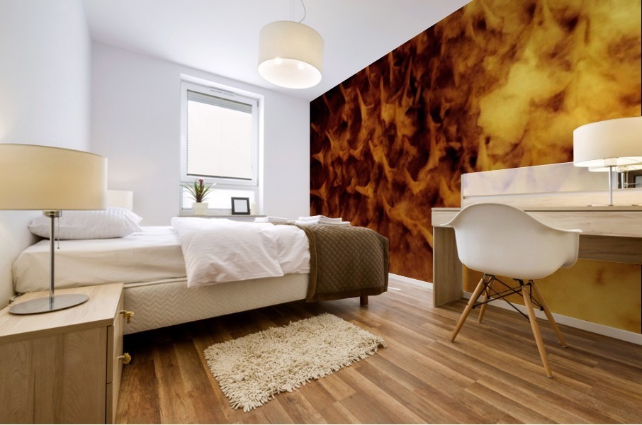 CURIOSITY - ORANGE Mural print