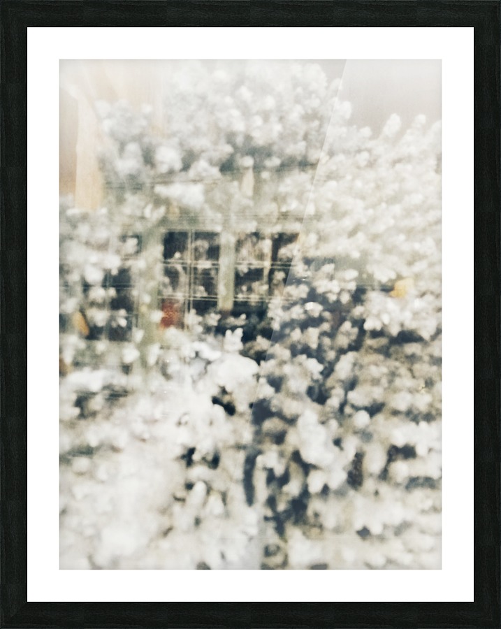 BURST - GRAY TONE Picture Frame print