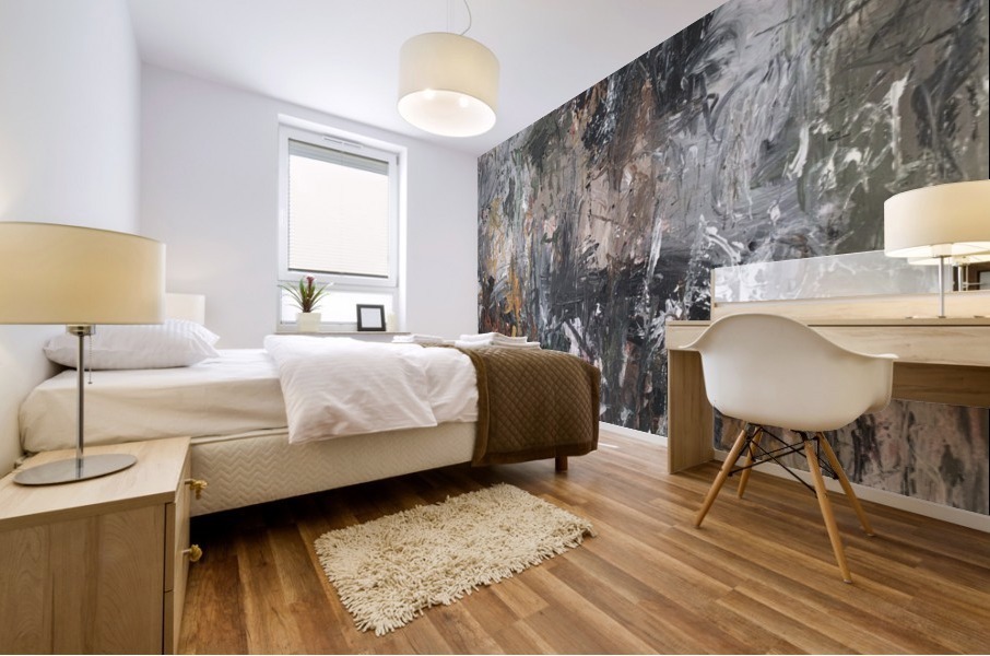 Blanket without holes Mural print