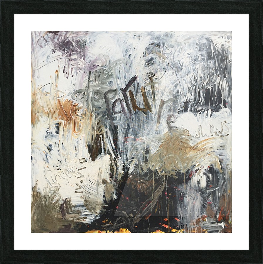 Depart Picture Frame print