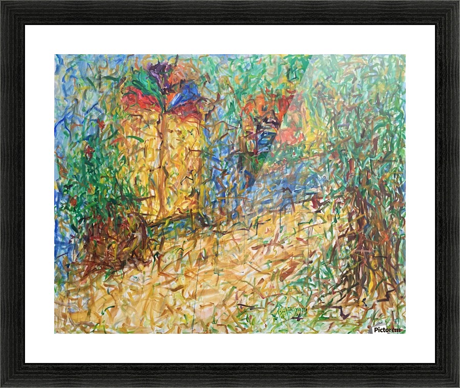 Lonely Street Picture Frame print