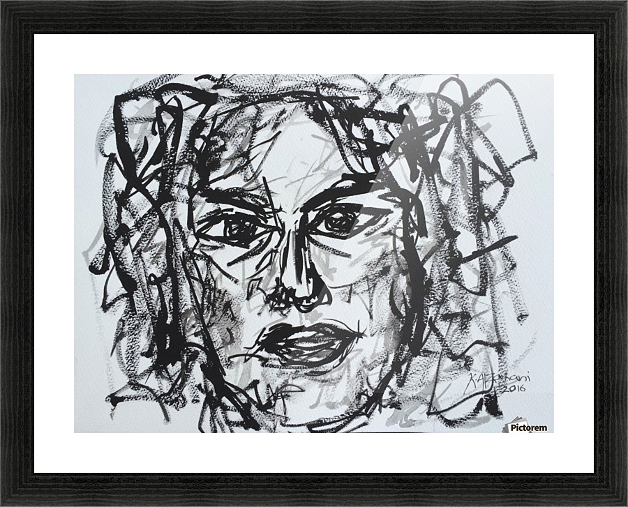 Portrait no 11 Picture Frame print