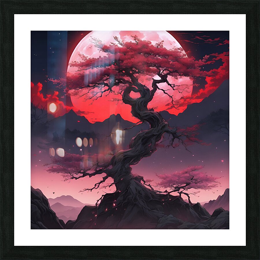 0 the ethereal beauty of the mystical landscape u Picture Frame print