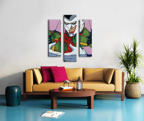 kurry シルクスクリーン MONEYシザーハンズ Joker Money by NZT Gallery Wall Art