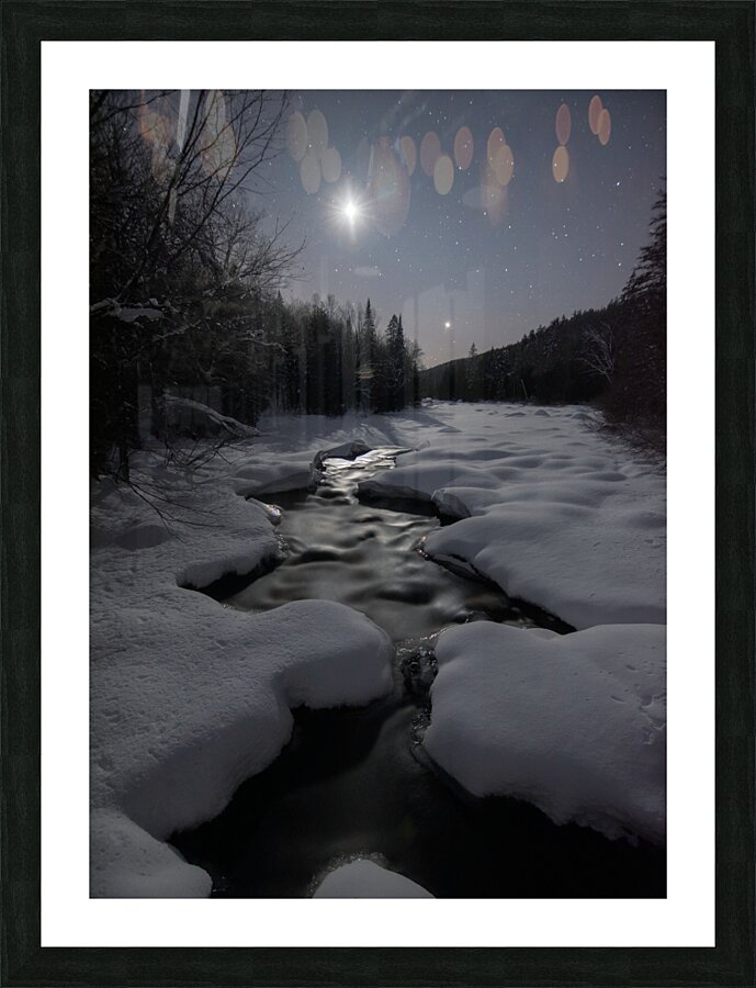 Ruisseau St Mathieu Picture Frame print