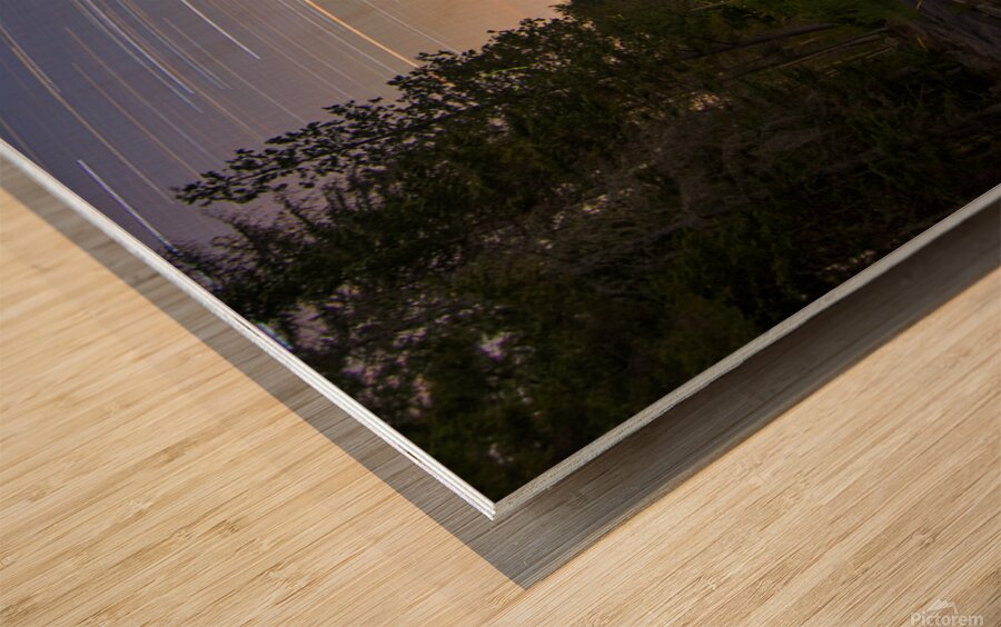 Lac Bouchard Lanterne Wood print