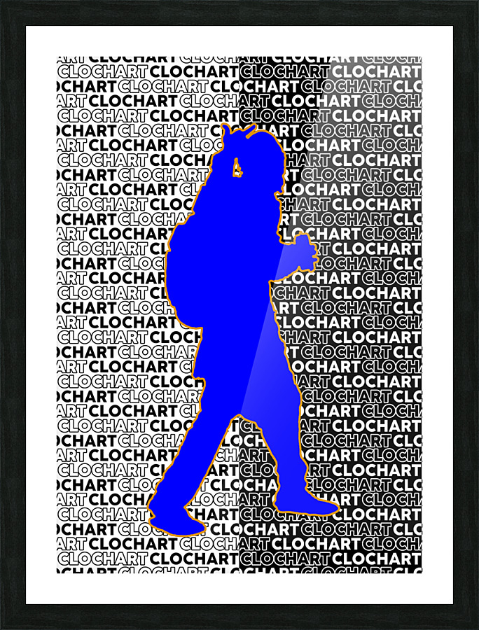 Classofclochart Blue Picture Frame print