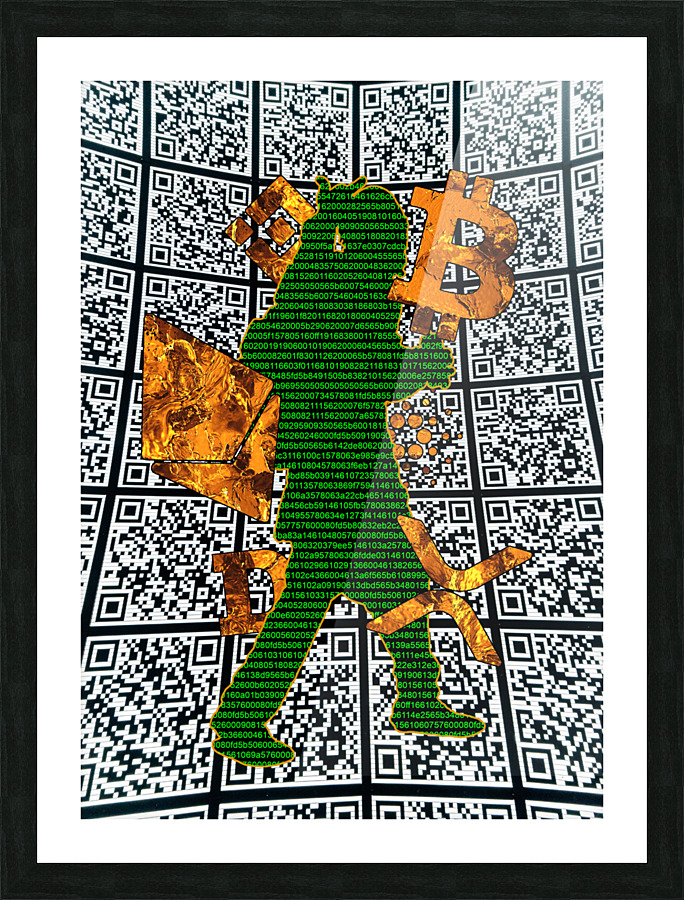 QR Contract Picture Frame print