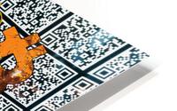 QR Contract HD Metal print