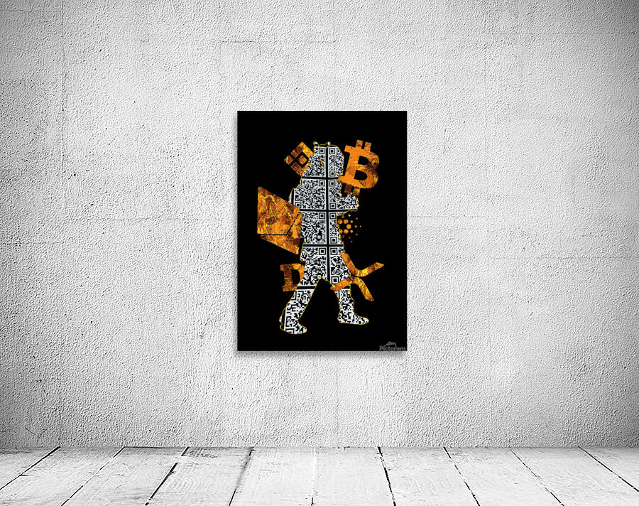 Black QR Wall Preview