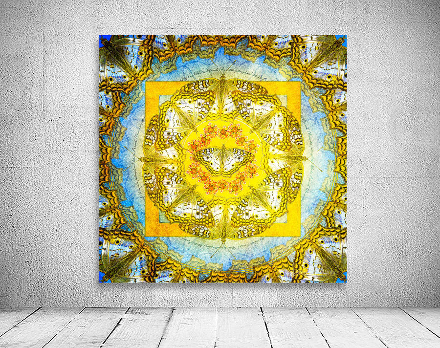 White Peacock Wall Preview