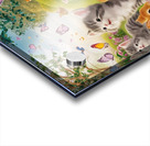 a breathtaking 3d illustration of a serene garden Acrylic print