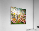 a breathtaking 3d illustration of a serene garden Acrylic Print