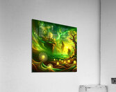 Emerald Falls  Acrylic Print