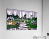 Curtainesque  Acrylic Print