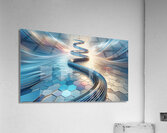 Spiriling Futurity Acrylic Print