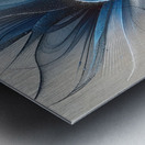 Blue Dendrils Metal print