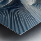 Accretions Metal print