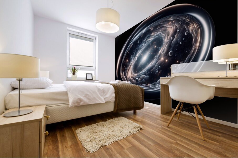 Space Ovalized Mural print