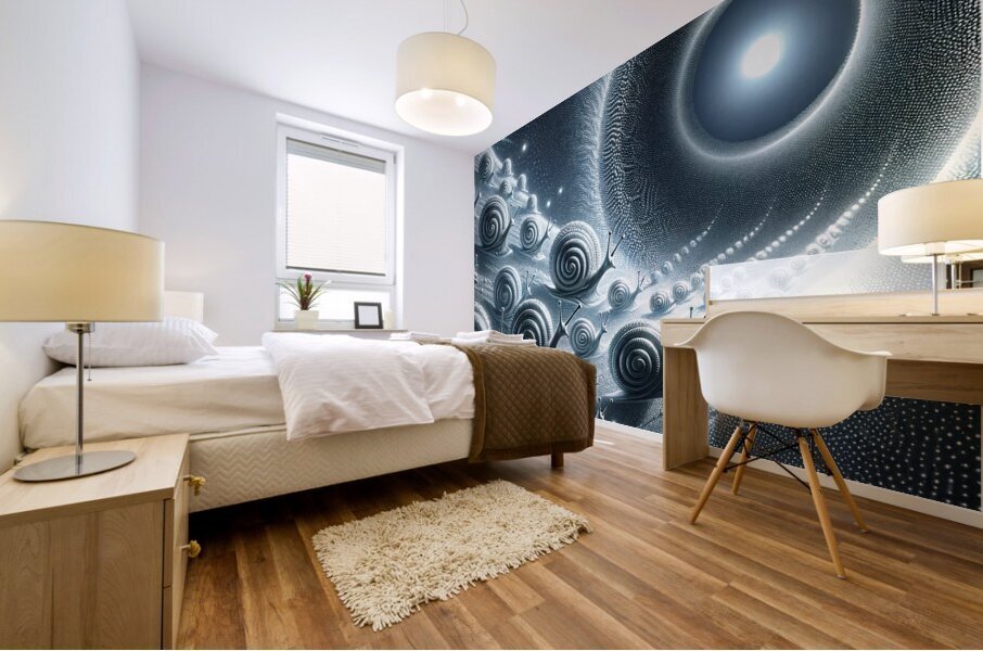 Snailien Exodus Mural print