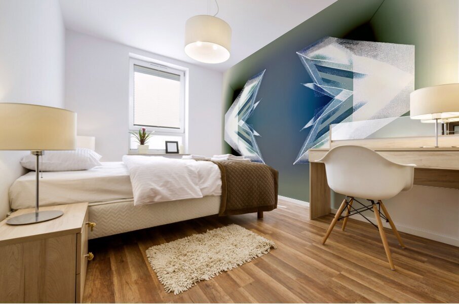 Intense Discussion Mural print