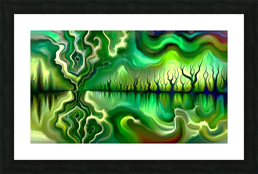 Stormy Brew  Picture Frame print