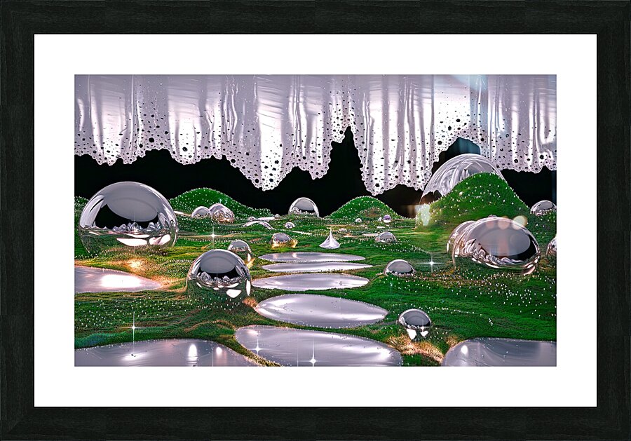 Curtainesque  Picture Frame print