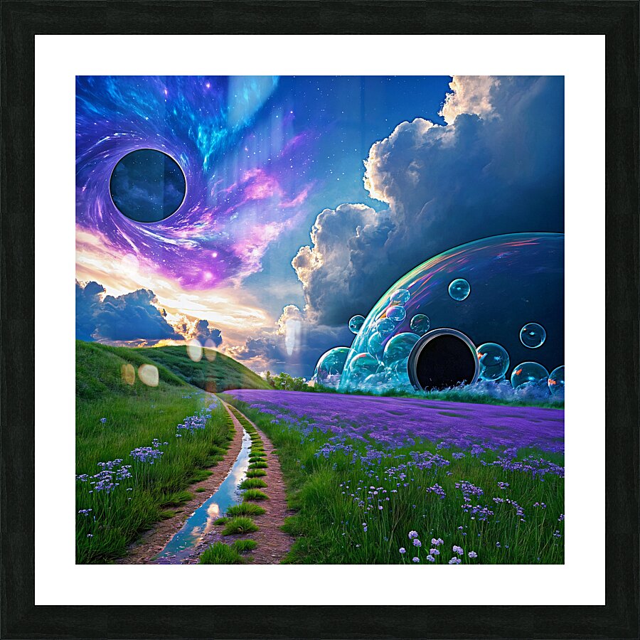 Tropo Portals  Picture Frame print