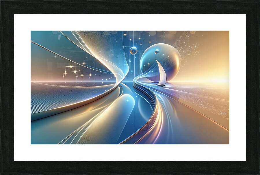 Sailing the Starlanes Picture Frame print