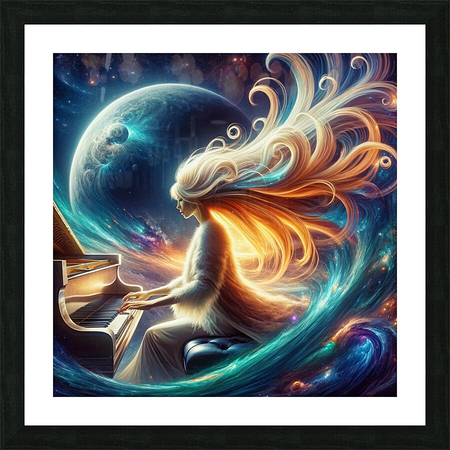 Satelite Sonata Picture Frame print