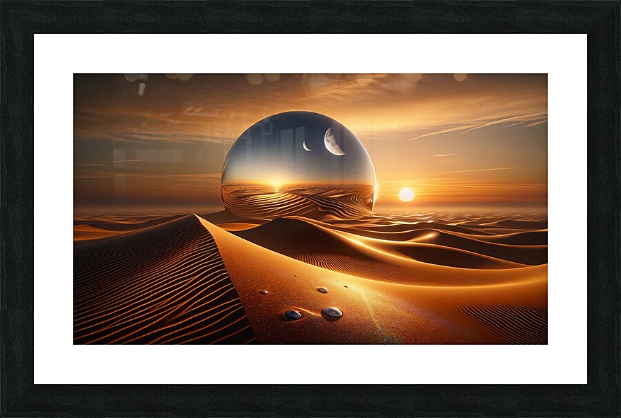 Oblique Continuations Picture Frame print