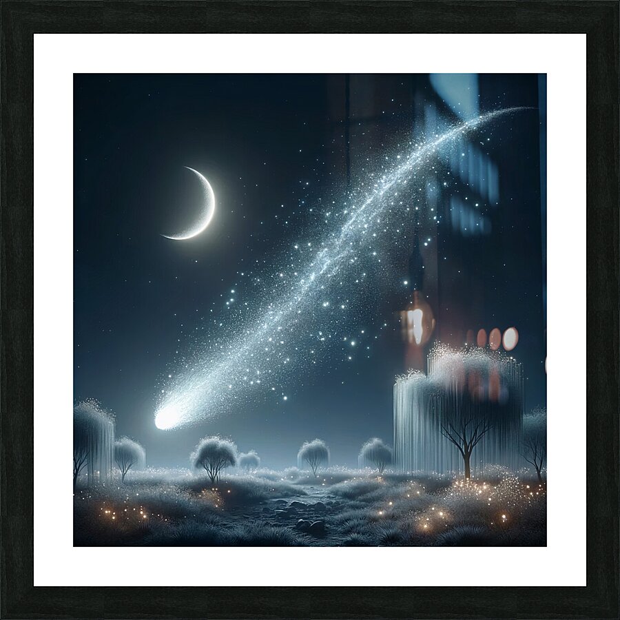 Tail Spin Twilight  Picture Frame print