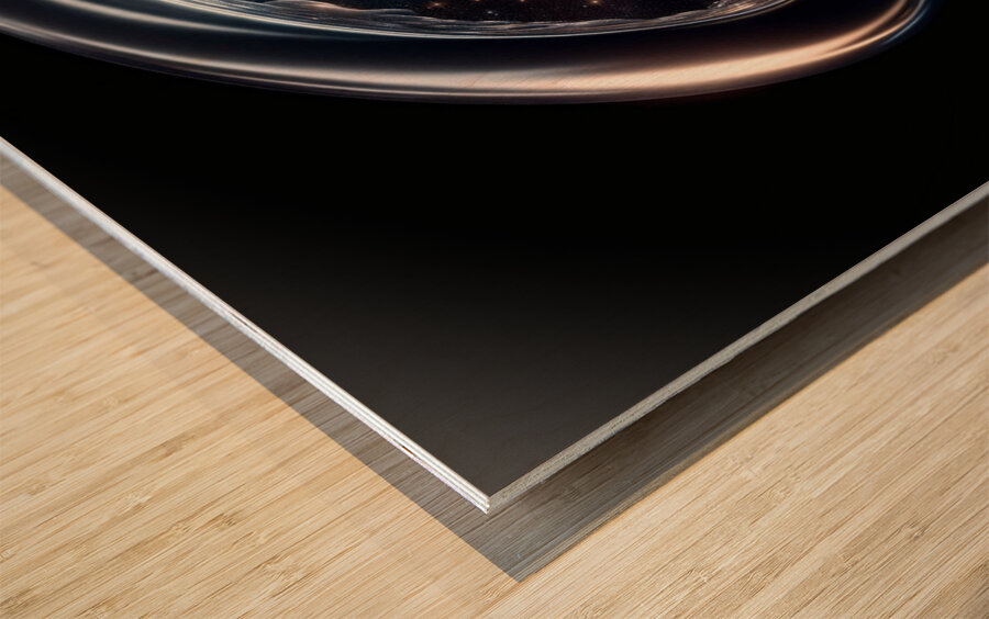 Space Ovalized Wood print