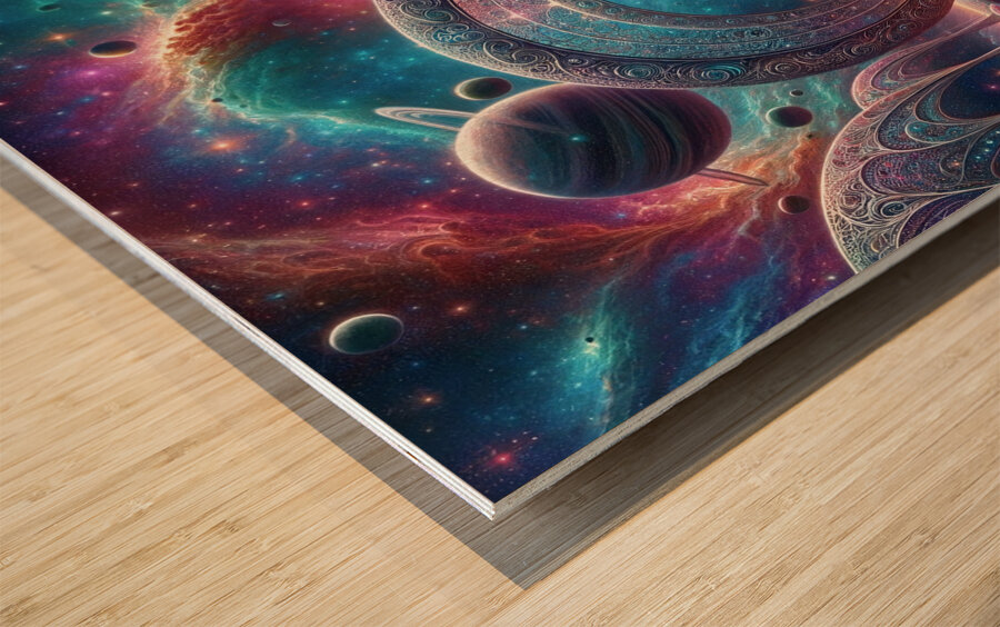 Unendingness  Wood print