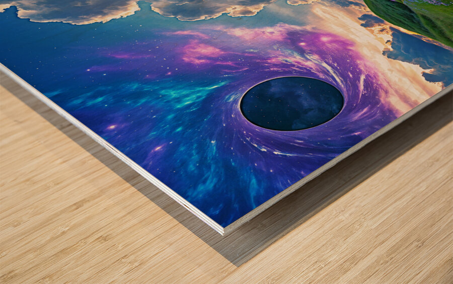 Tropo Portals  Wood print