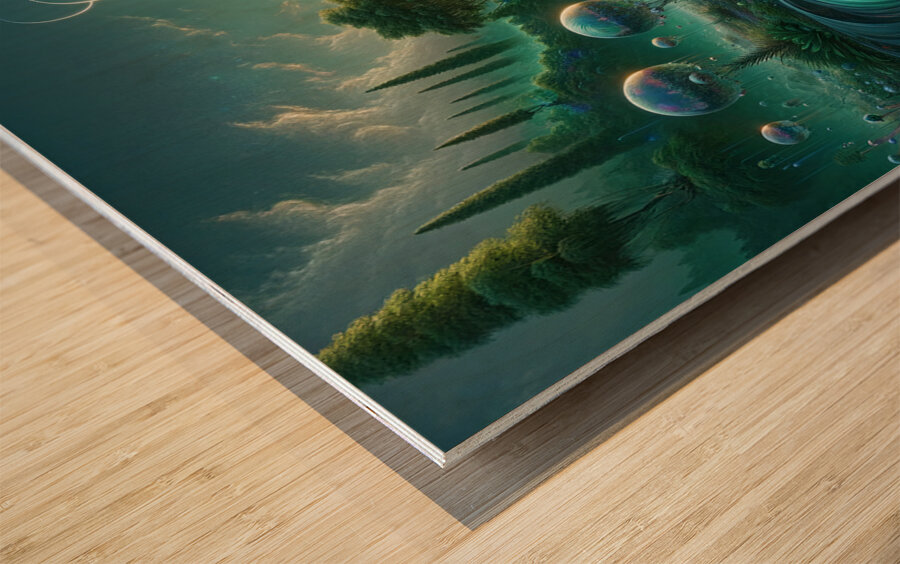 Edenic Architectures Wood print