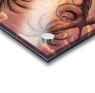 For a stunning sunset it shows a figure lying in a hammock between two coconut trees. Acrylic print