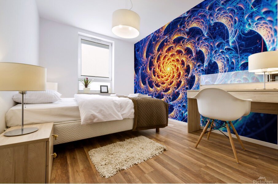 Vortex Dance of the Cosmos Mural print