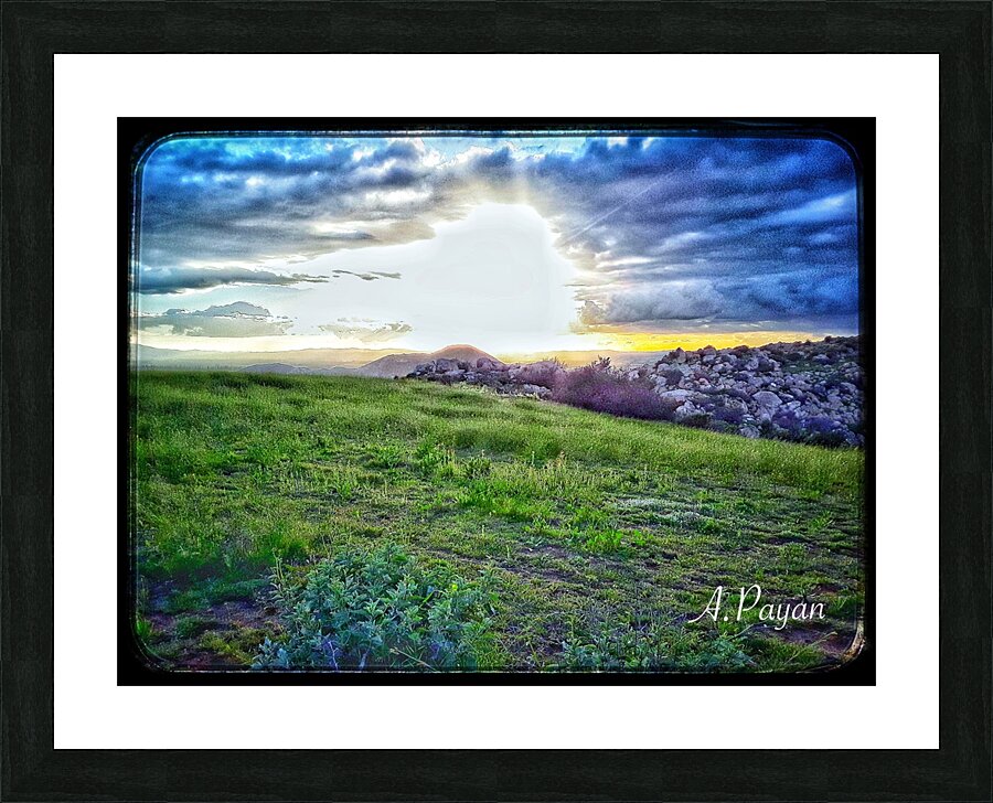 The Light Picture Frame print
