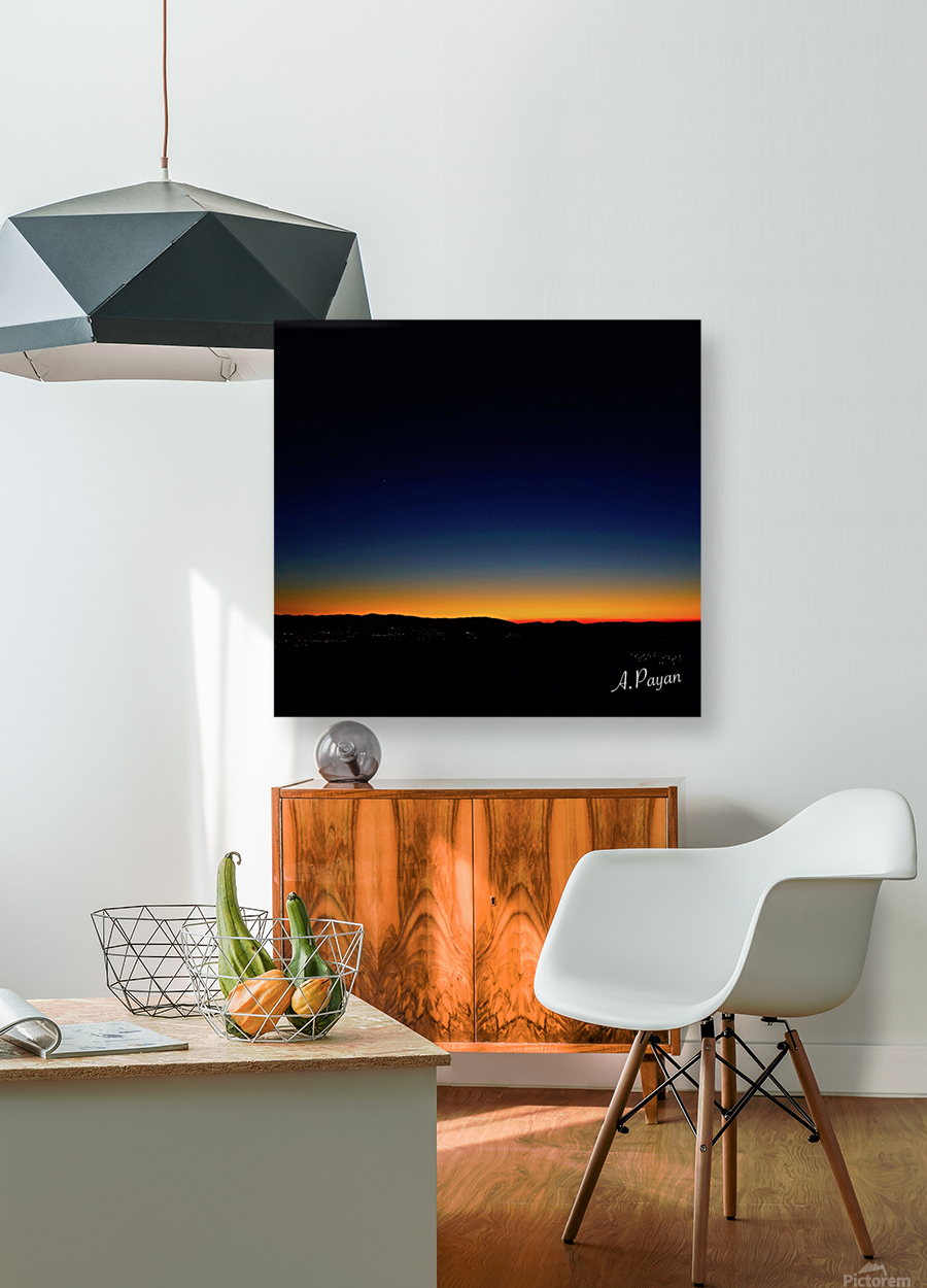 Sunset walk to Outer space Reproduction