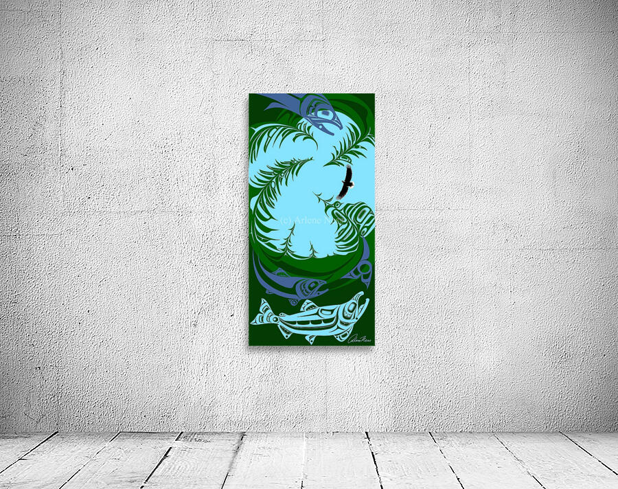 Salmon forest Wall Preview