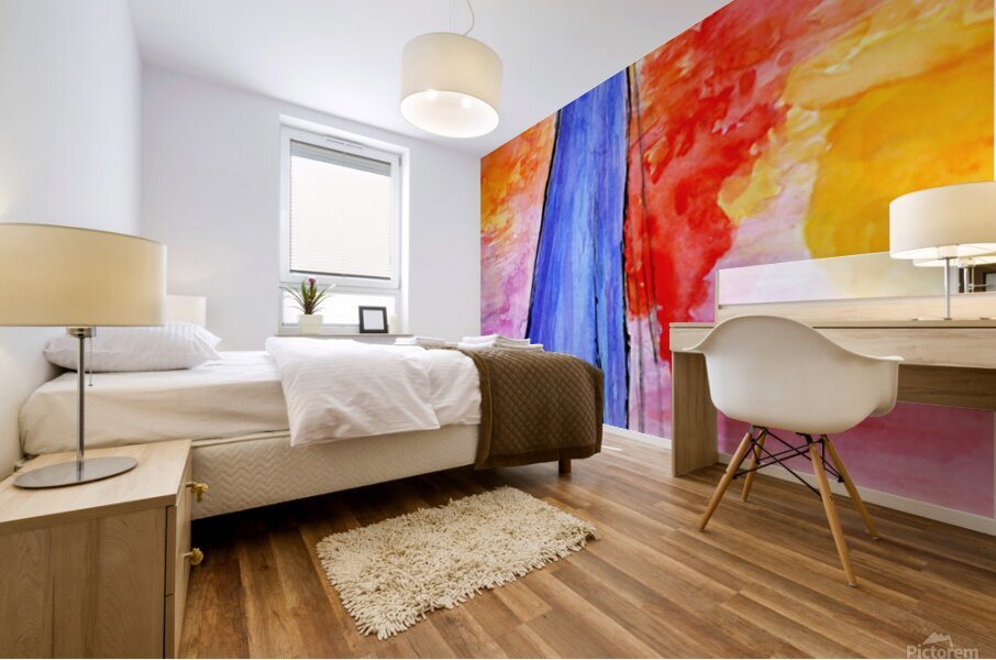 Red Skies Mural print